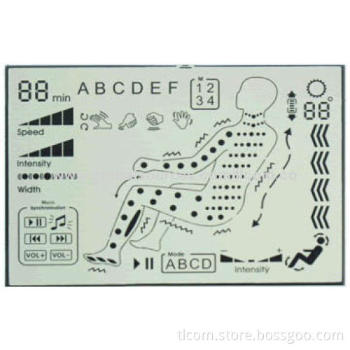 Monochrome Color LCD Display Module, TN Positive Reflective Type, Can be Clear Under Sunshine